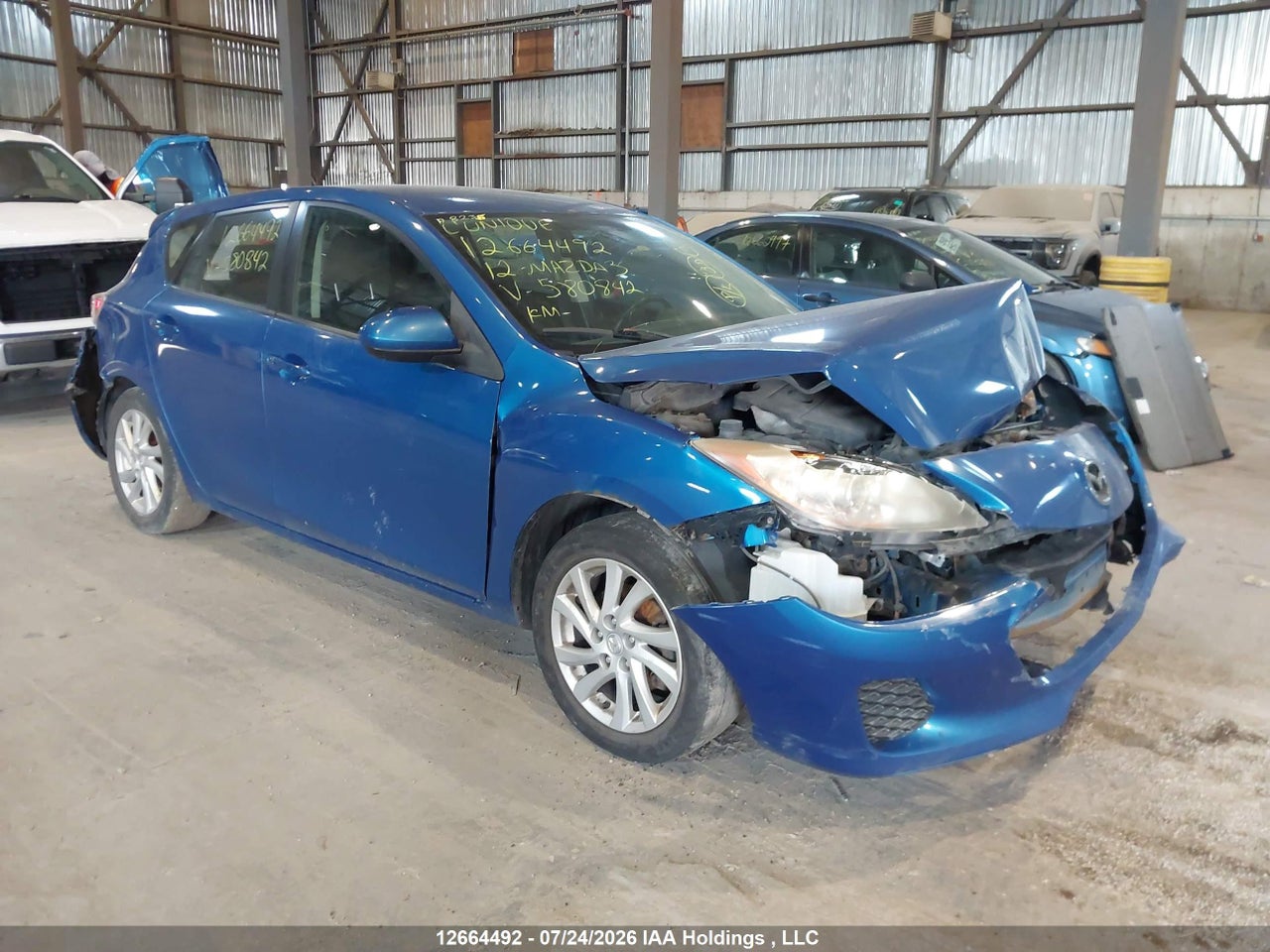 JM1BL1KF0C1580842 · 2012 MAZDA MAZDA3 GX