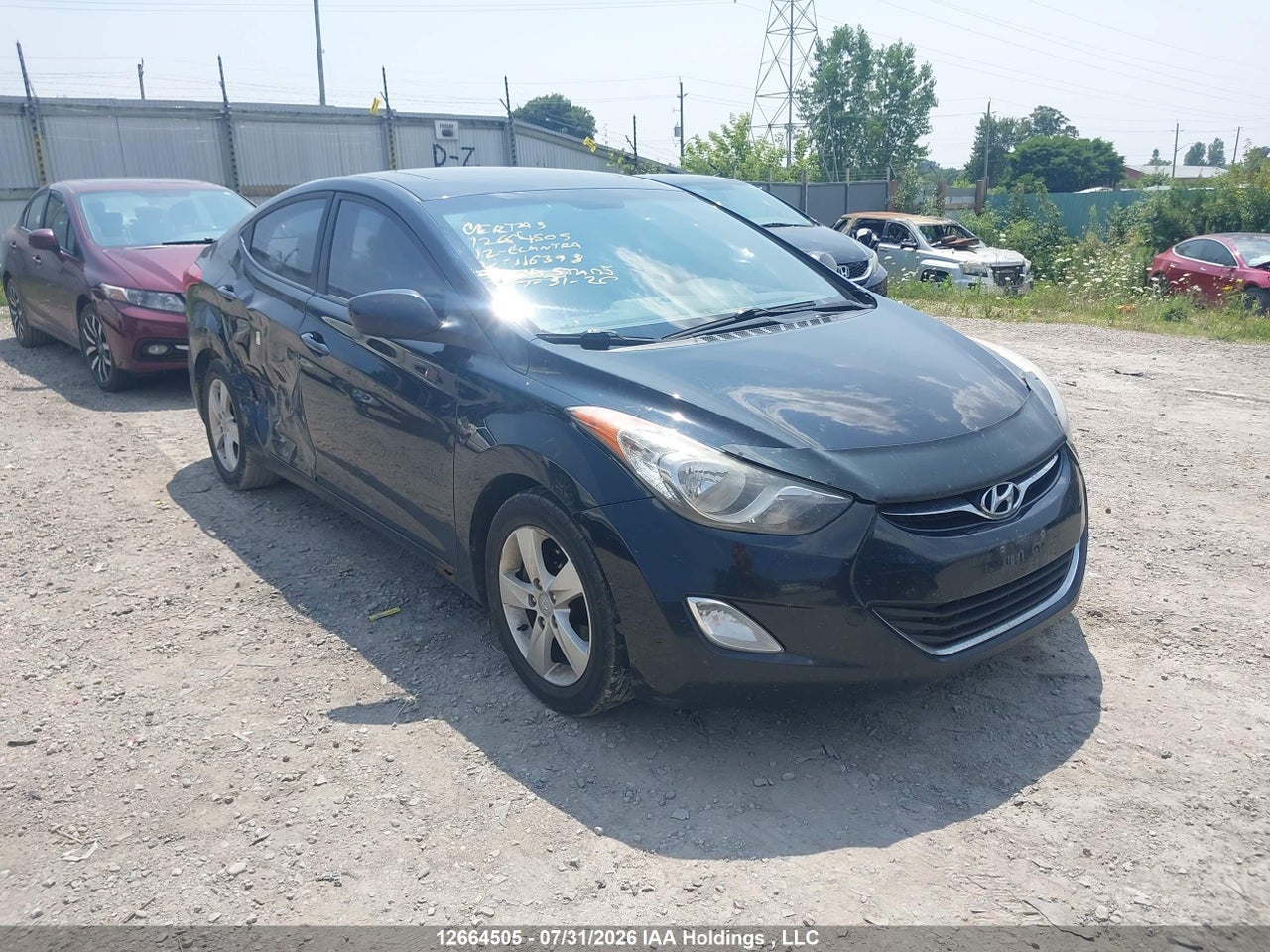 5NPDH4AE4CH116398 · 2012 HYUNDAI ELANTRA GLS/LIMITED