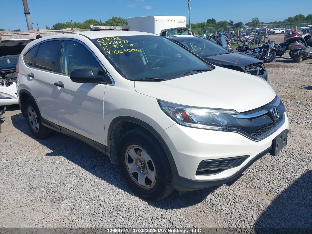 2HKRM3H39FH004006 · 2015 HONDA CR-V LX