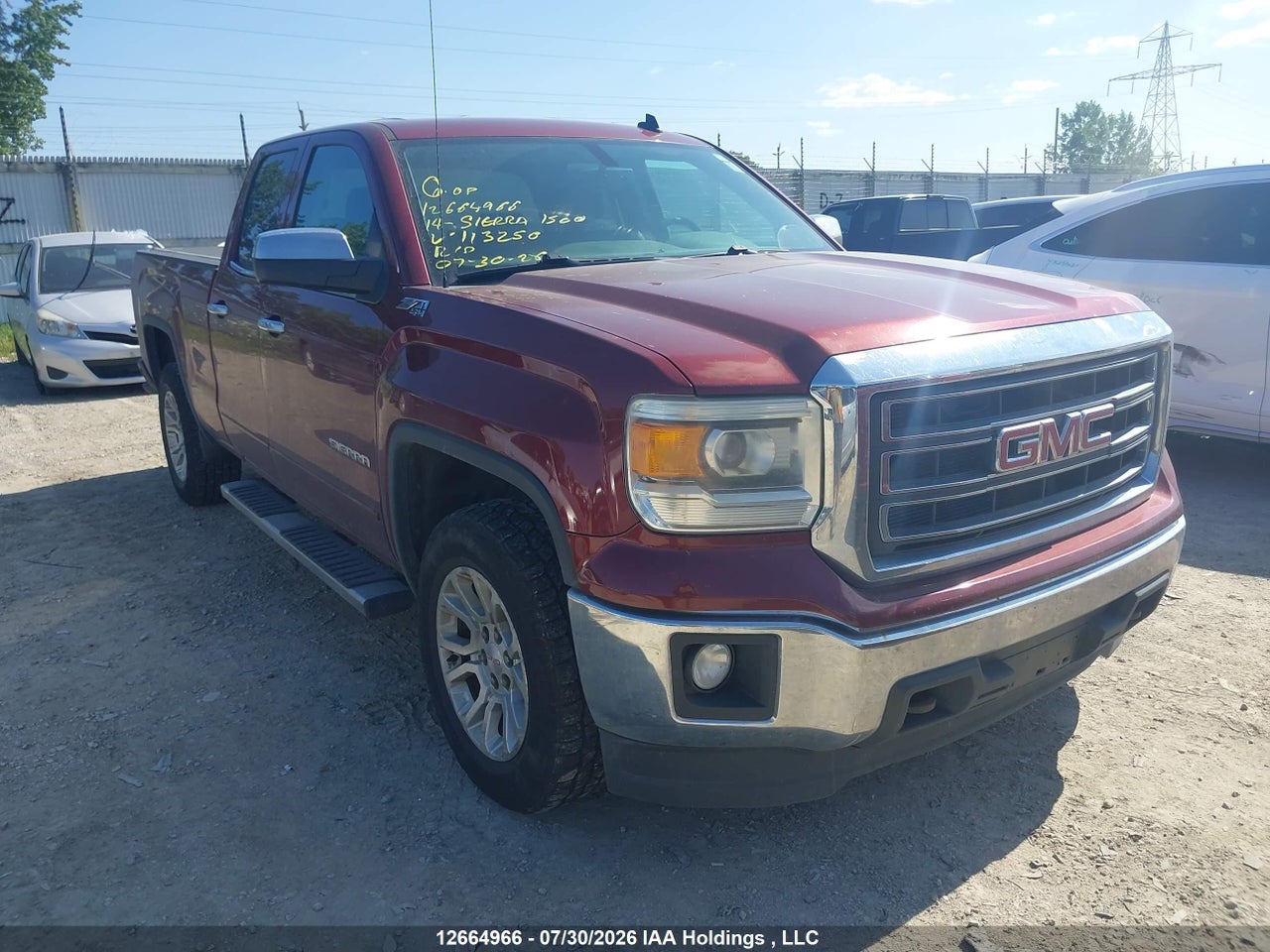 1GTV2UEC9EZ113250 · 2014 GMC SIERRA 1500 SLE