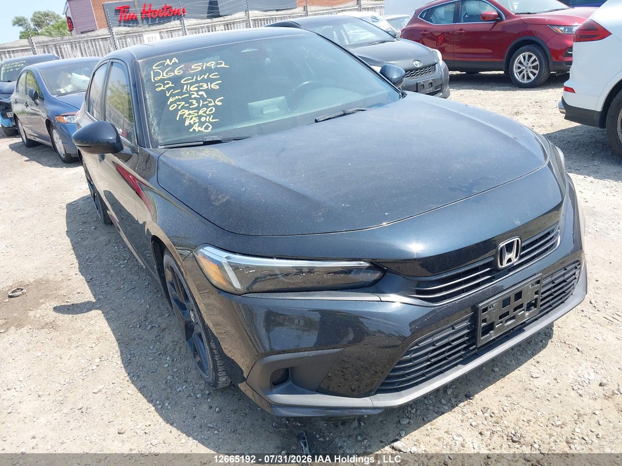 2HGFE2F54NH116316 · 2022 HONDA CIVIC SPORT