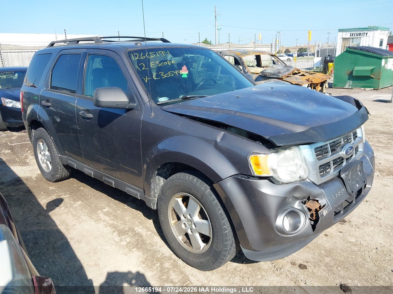 1FMCU9D72CKC30544 · 2012 FORD ESCAPE XLT