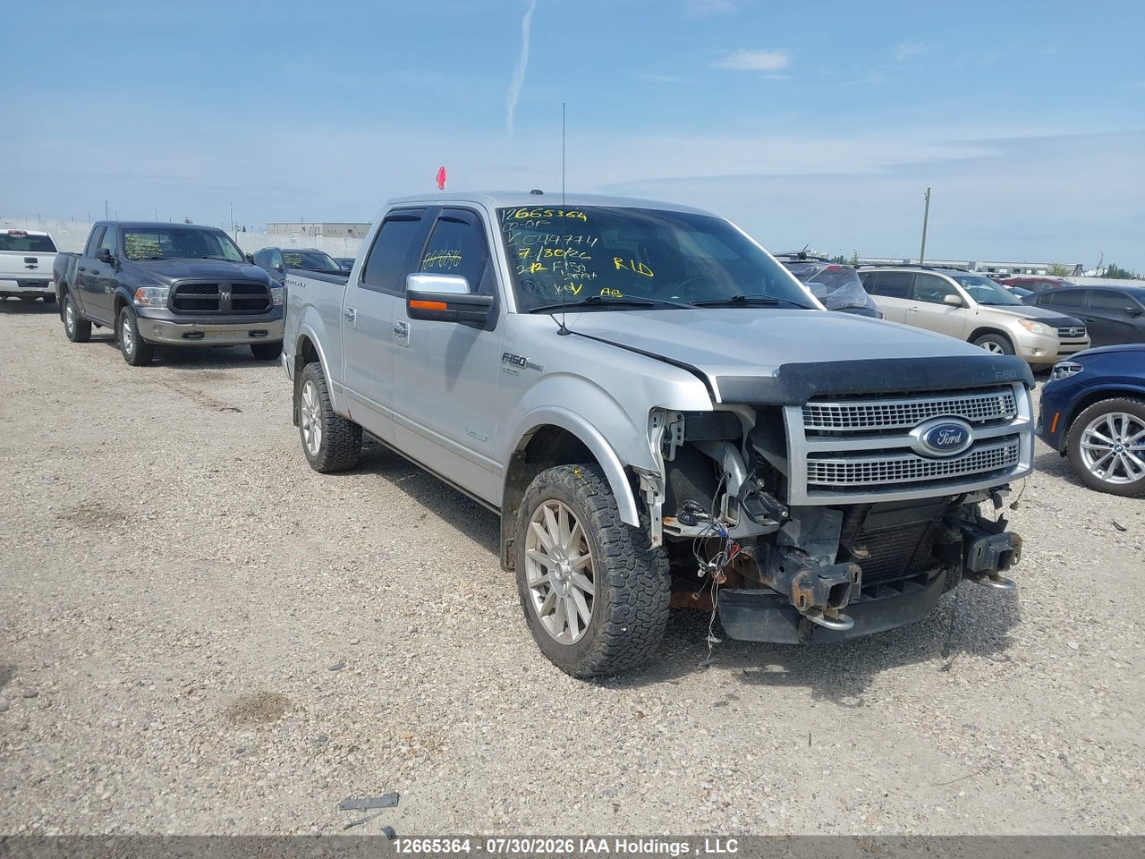 1FTFW1ETXCFC44774 · 2012 FORD F-150 FX4/KING RANCH/LARIAT/PLATINUM/XLT