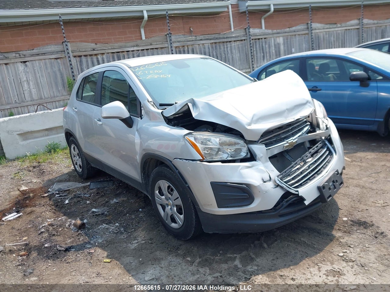 3GNCJKSB5GL268454 · 2016 CHEVROLET TRAX LS