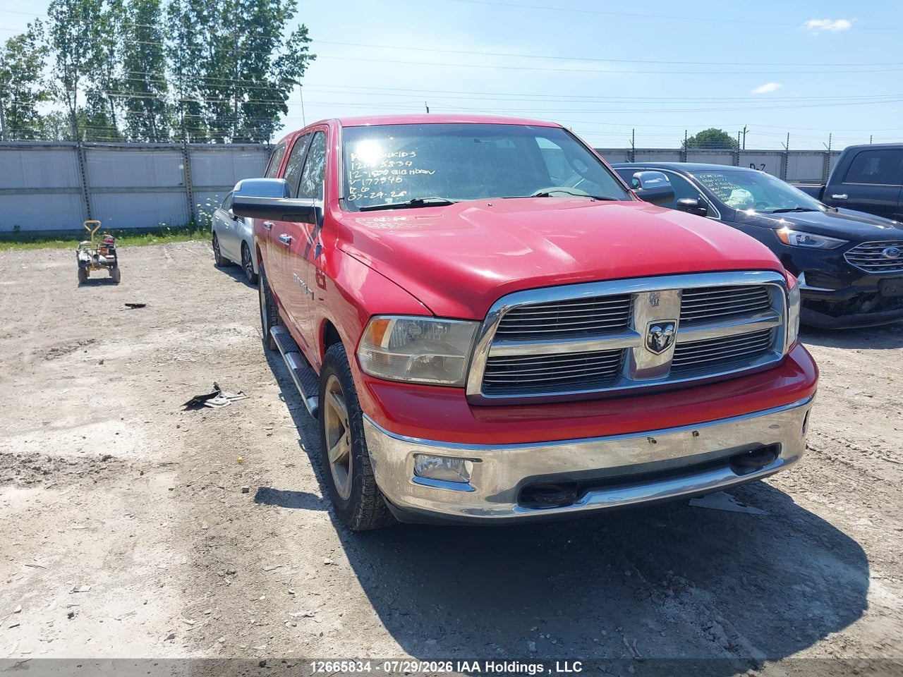 1C6RD7LT1CS177540 · 2012 RAM 1500 BIG HORN