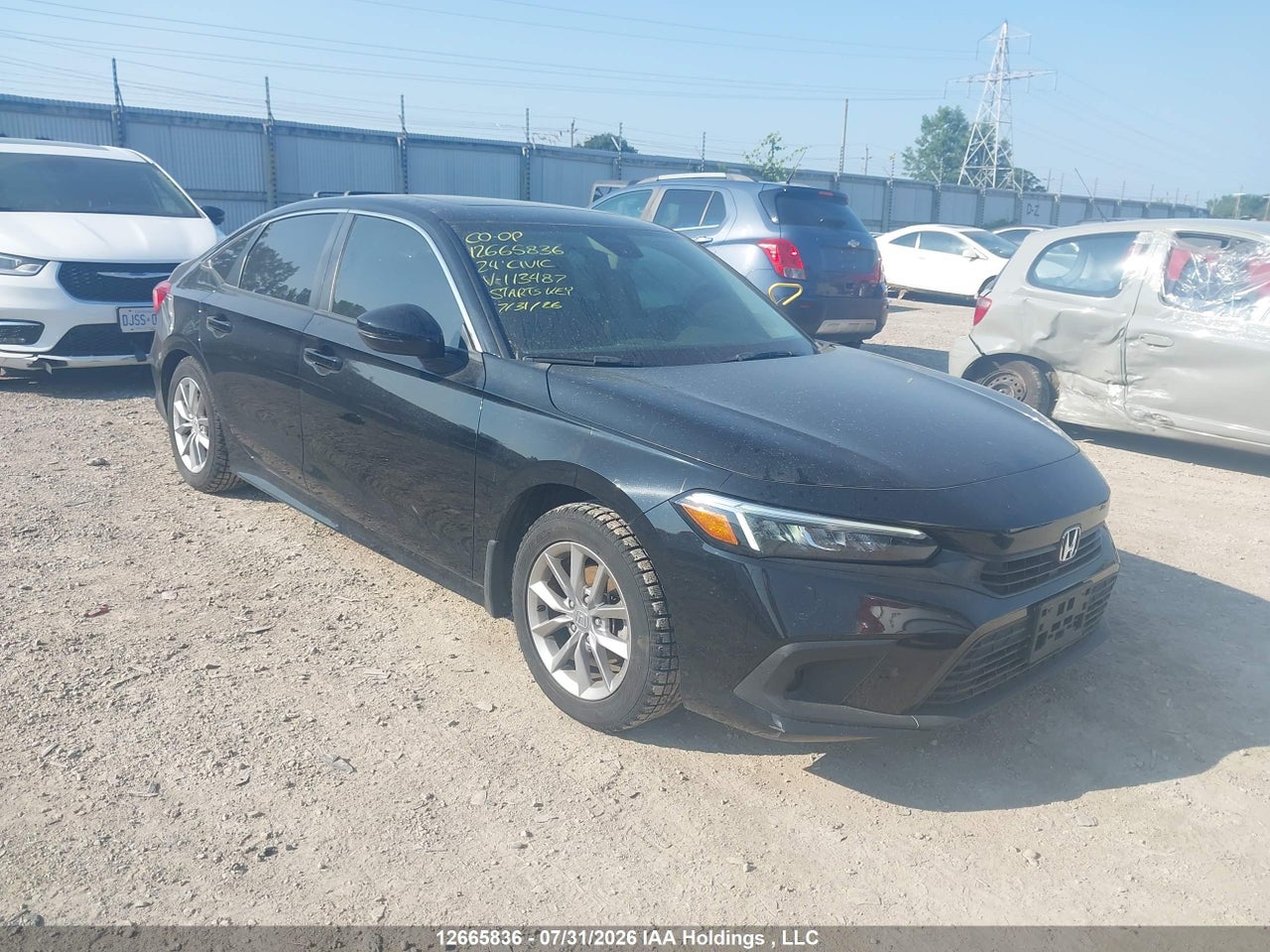 2HGFE2F3XRH113487 · 2024 HONDA CIVIC EX