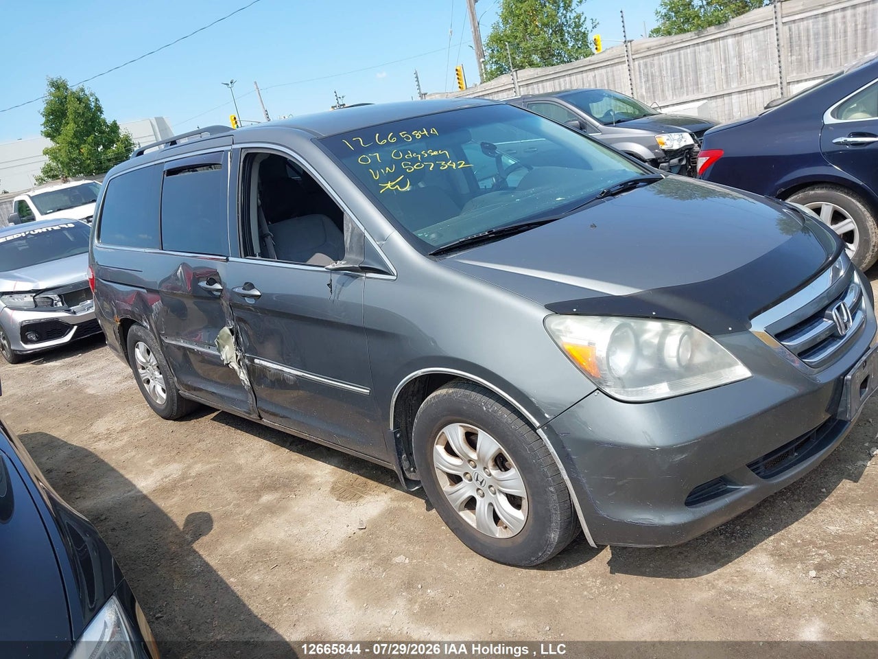 5FNRL38447B507342 · 2007 HONDA ODYSSEY EX