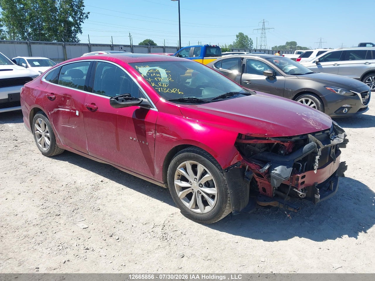 1G1ZD5ST3KF171513 · 2019 CHEVROLET MALIBU LT