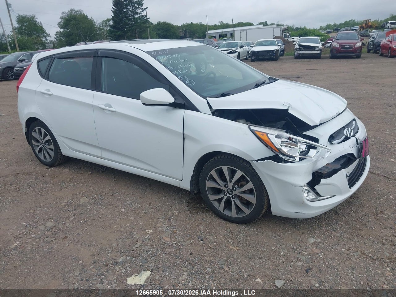 KMHCT5AE8HU343392 · 2017 HYUNDAI ACCENT SE