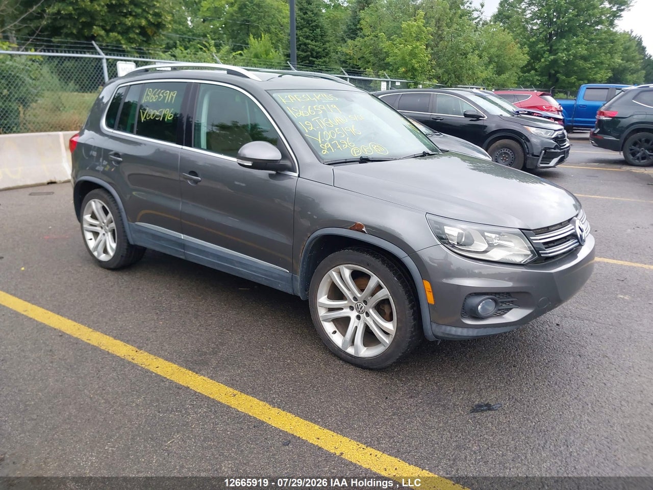 WVGBV7AX6CW005196 · 2012 VOLKSWAGEN TIGUAN S/SE/SEL