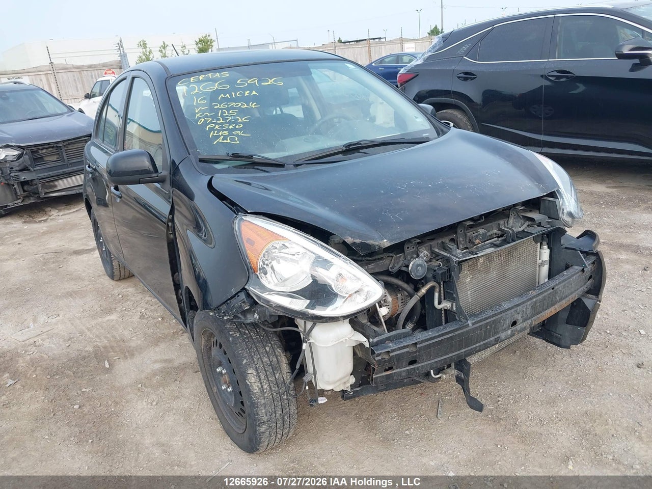 3N1CK3CP7GL267024 · 2016 NISSAN MICRA