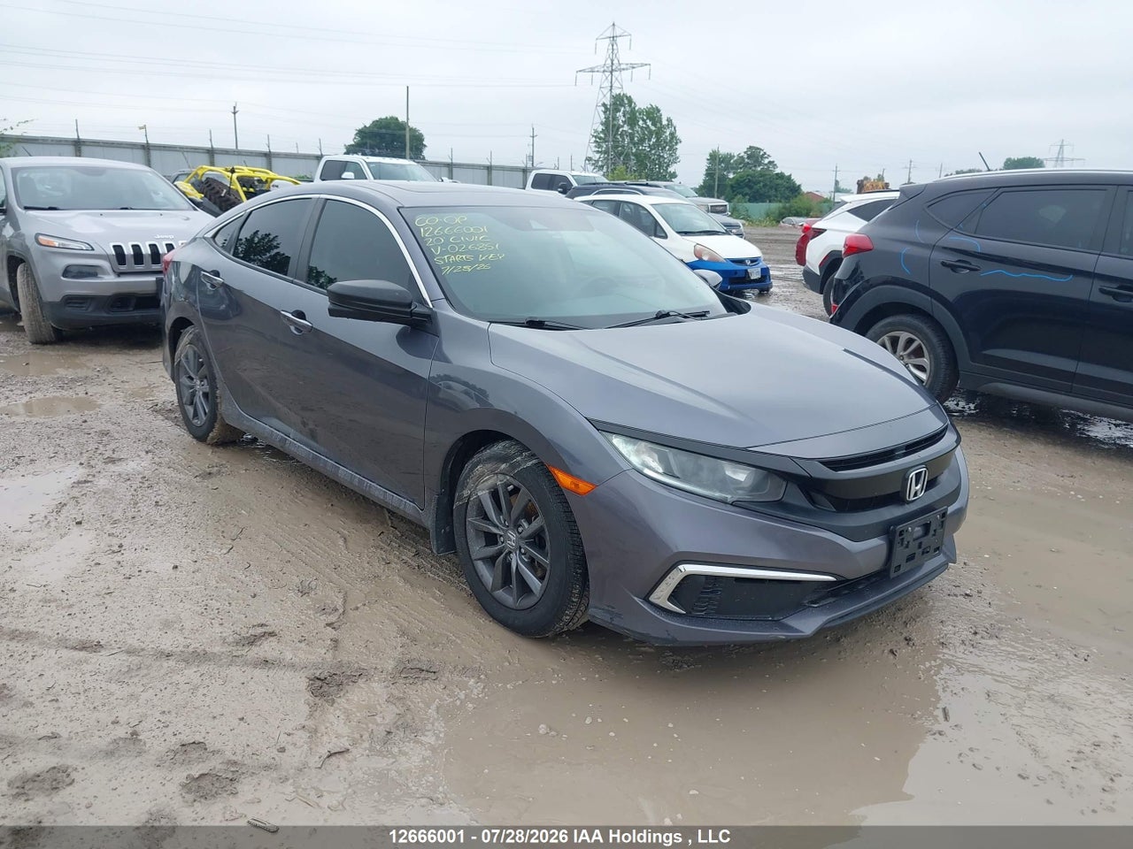 2HGFC2F78LH026851 · 2020 HONDA CIVIC EX