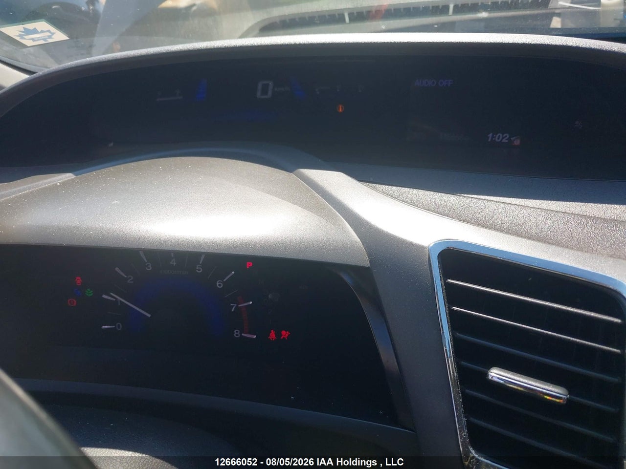 2HGFB2F51CH010962 · 2012 HONDA CIVIC LX · 7/17