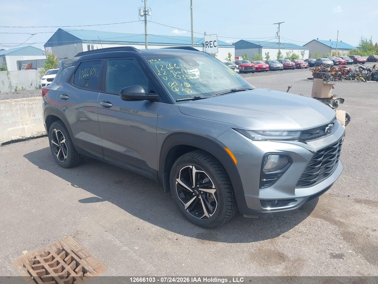 KL79MUSL8NB035839 · 2022 CHEVROLET TRAILBLAZER RS