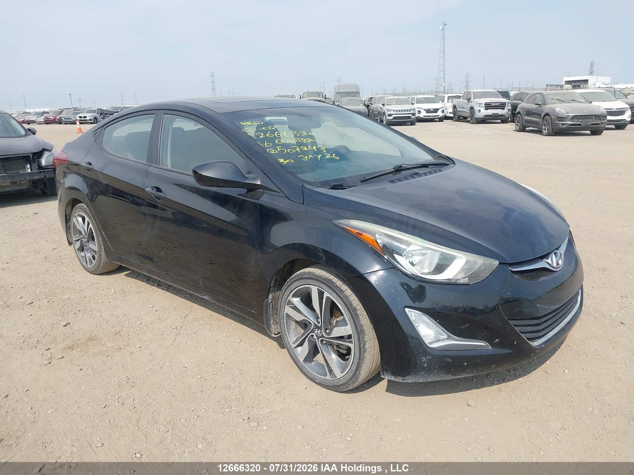 KMHDH4AH0GU507243 · 2016 HYUNDAI ELANTRA GLS