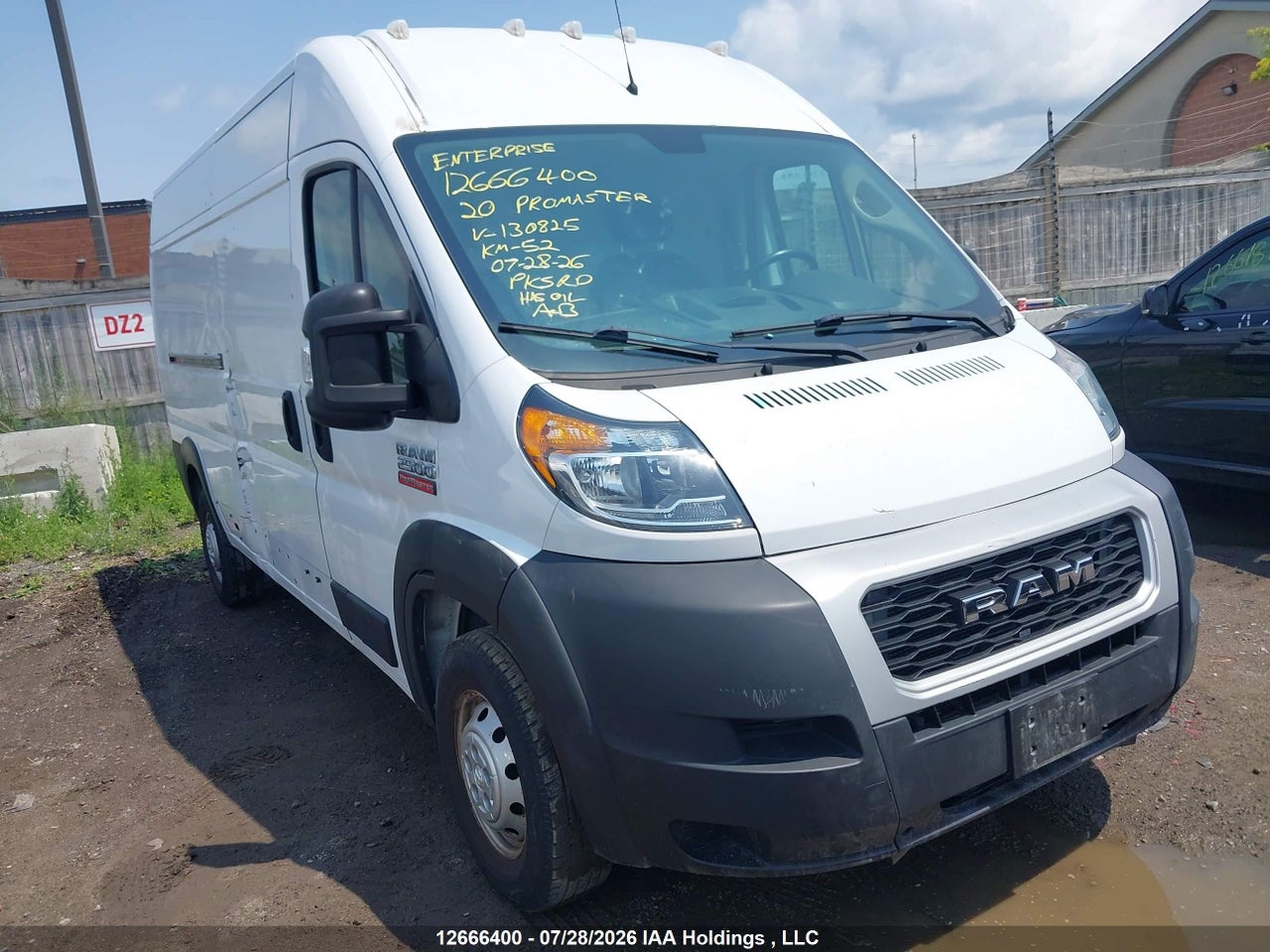 3C6TRVDG2LE130825 · 2020 RAM PROMASTER 2500 2500 HIGH