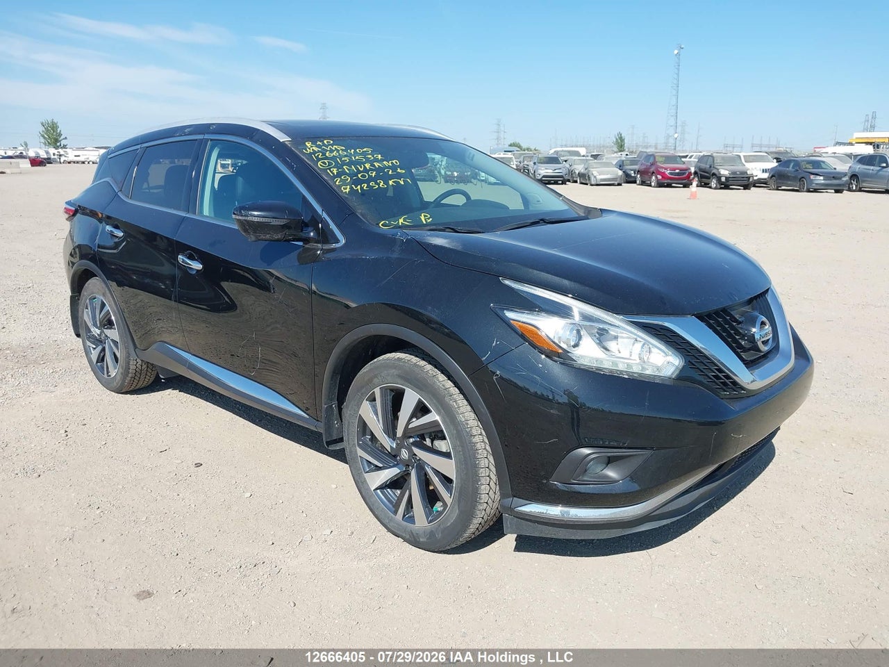 5N1AZ2MH6HN151537 · 2017 NISSAN MURANO PLATINUM/SL/SV
