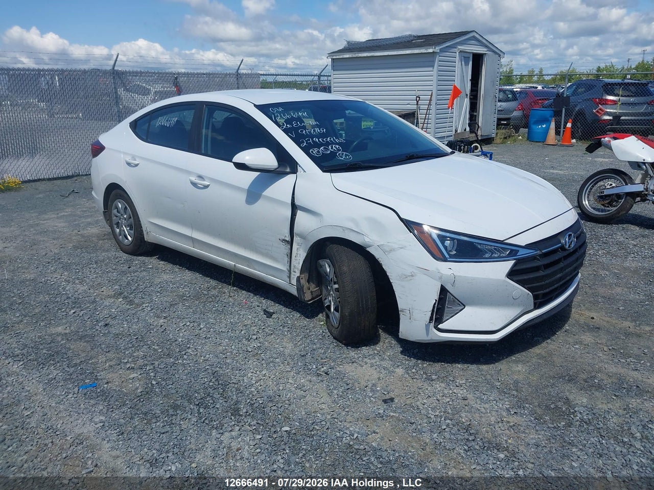 KMHD74LF8LU918169 · 2020 HYUNDAI elantra se