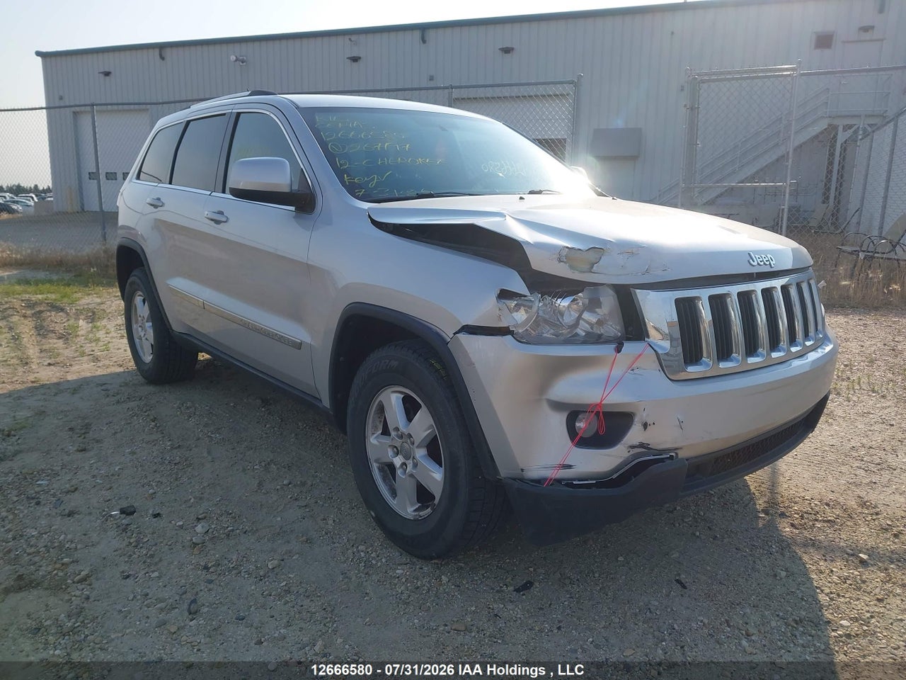 1C4RJFAGXCC267197 · 2012 JEEP GRAND CHEROKEE LAREDO