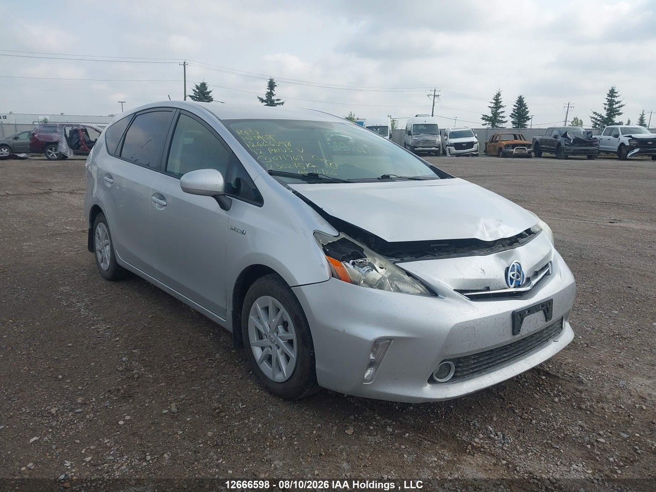 JTDZN3EU5C3071767 · 2012 TOYOTA PRIUS V THREE