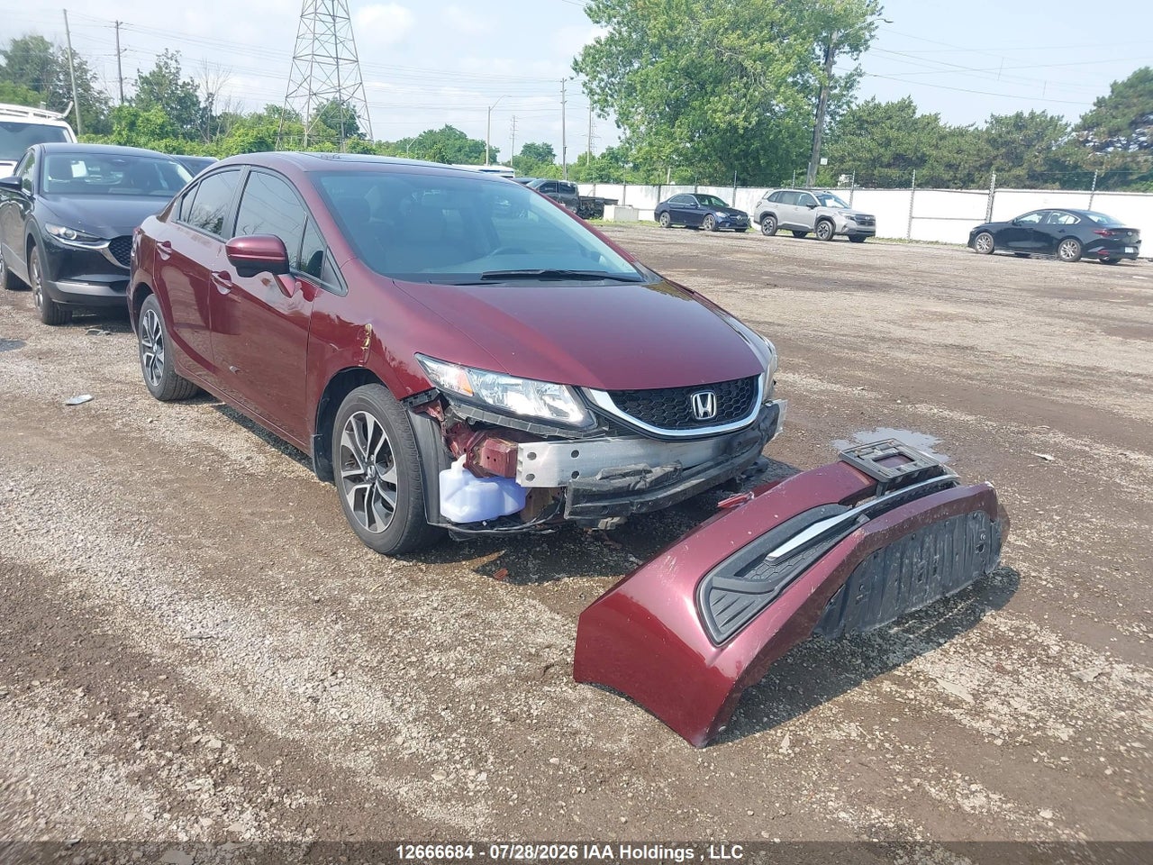 2HGFB2F50FH050146 · 2015 HONDA CIVIC LX