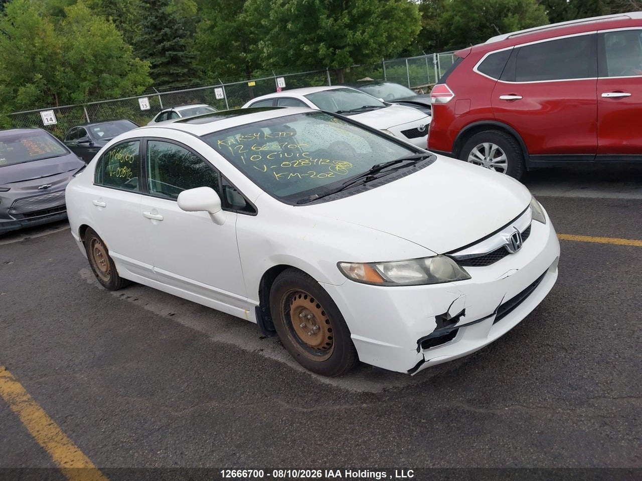 2HGFA1F68AH028412 · 2010 HONDA CIVIC LX-S