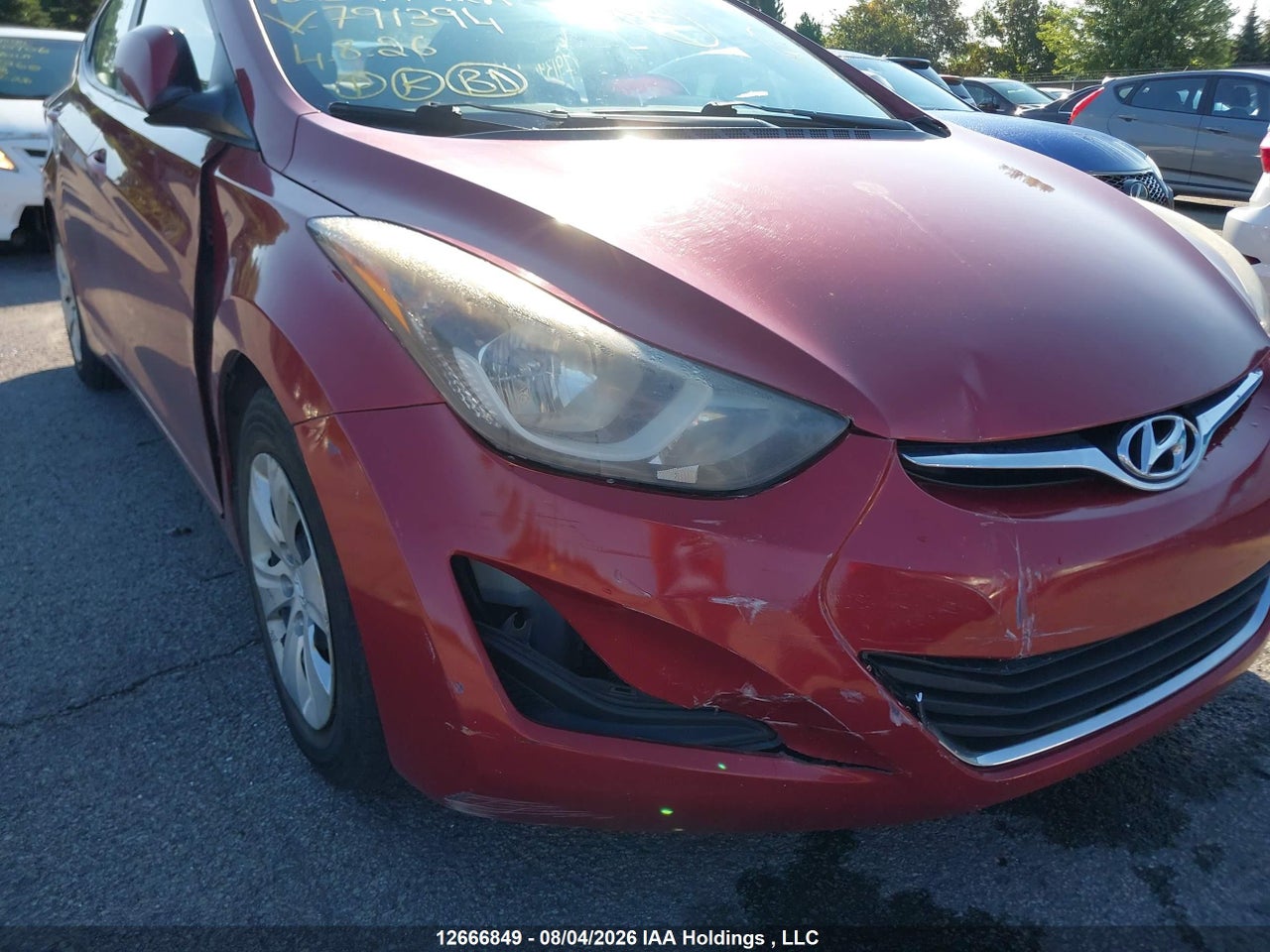 5NPDH4AE9GH791394 · 2016 HYUNDAI ELANTRA · 6/21
