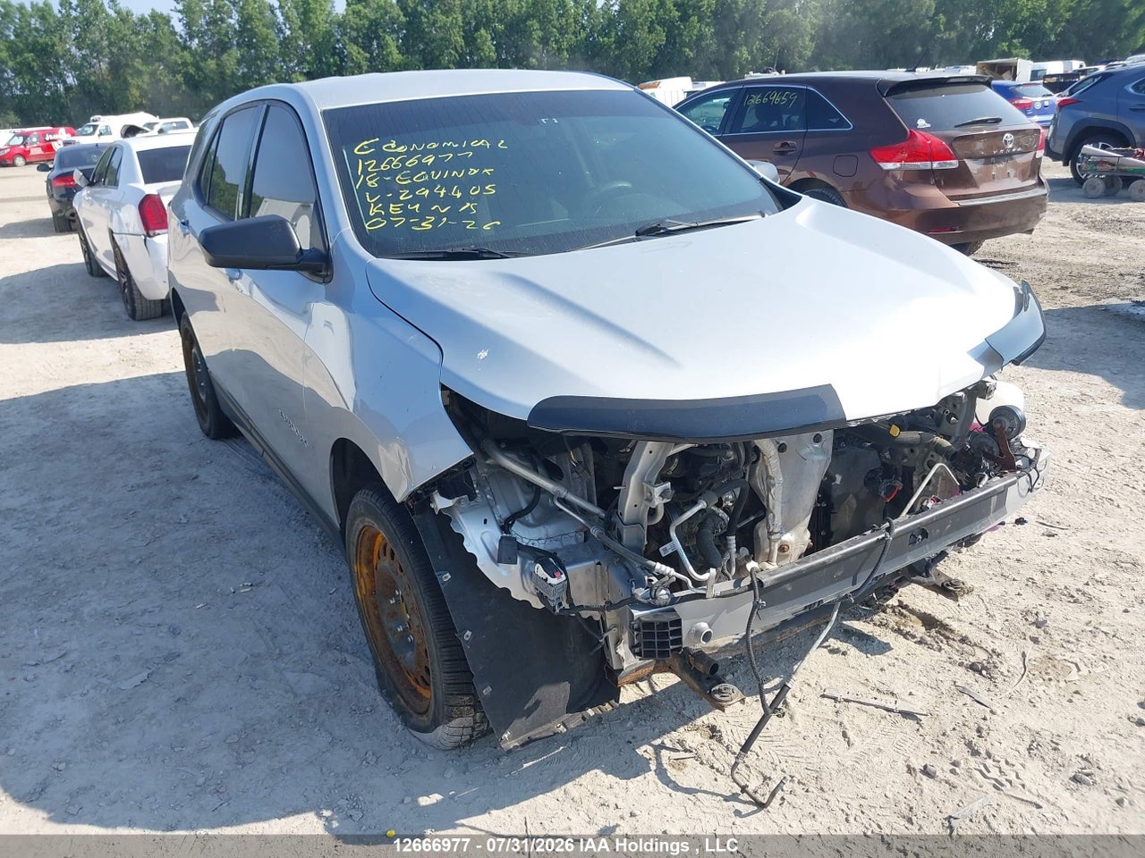 2GNAXREV1J6294405 · 2018 CHEVROLET EQUINOX LS