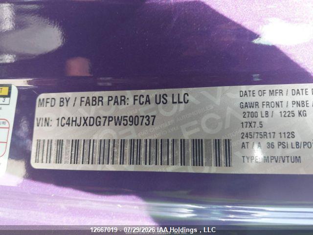 1C4HJXDG7PW590737 · 2023 JEEP WRANGLER · 10/17
