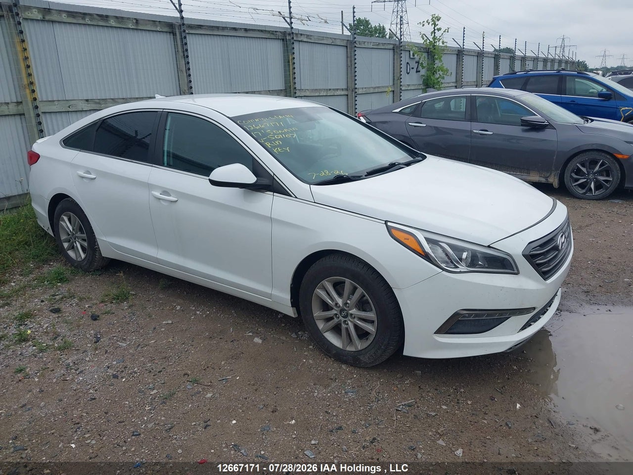 5NPE24AF0HH501107 · 2017 HYUNDAI SONATA GL