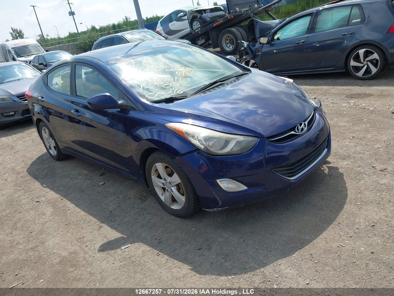 5NPDH4AE1DH238072 · 2013 HYUNDAI ELANTRA GLS