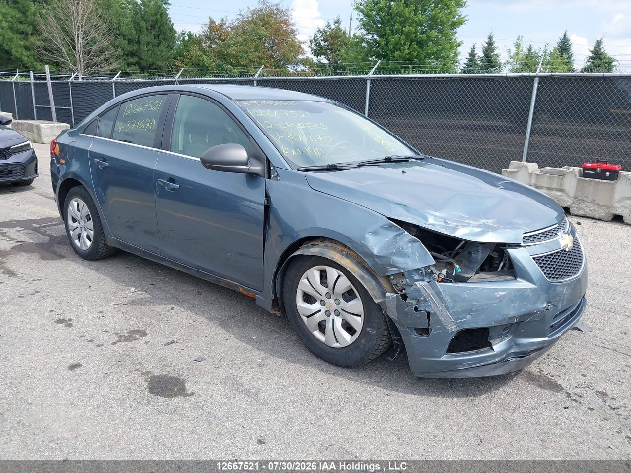 1G1PC5SH9C7371670 · 2012 CHEVROLET CRUZE LS