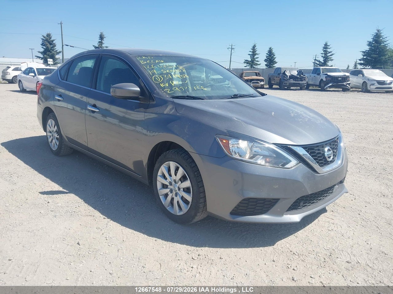 3N1AB7AP1KY341907 · 2019 NISSAN SENTRA 1.8 S/1.8 SV