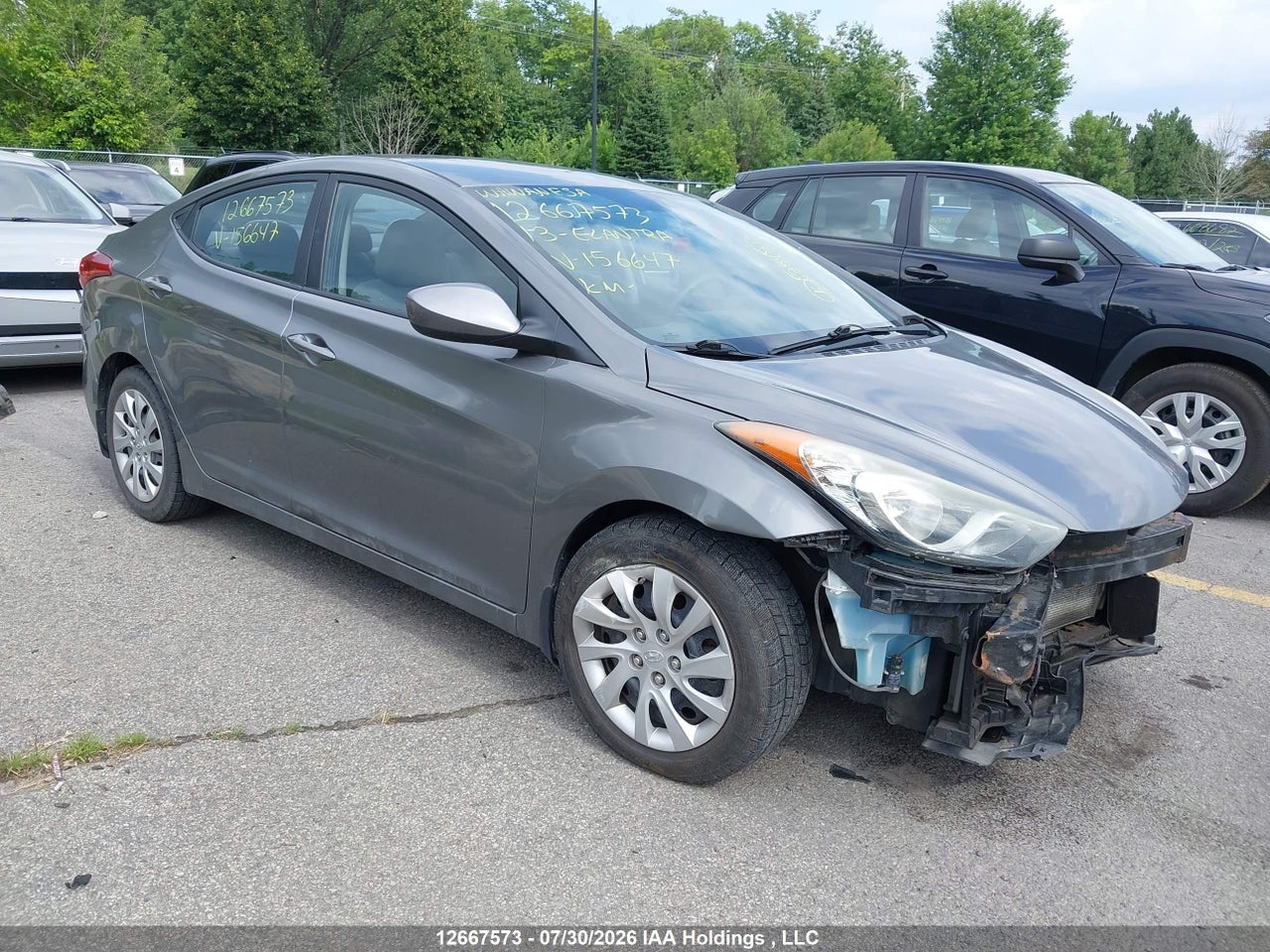 5NPDH4AEXDH156647 · 2013 HYUNDAI ELANTRA GL
