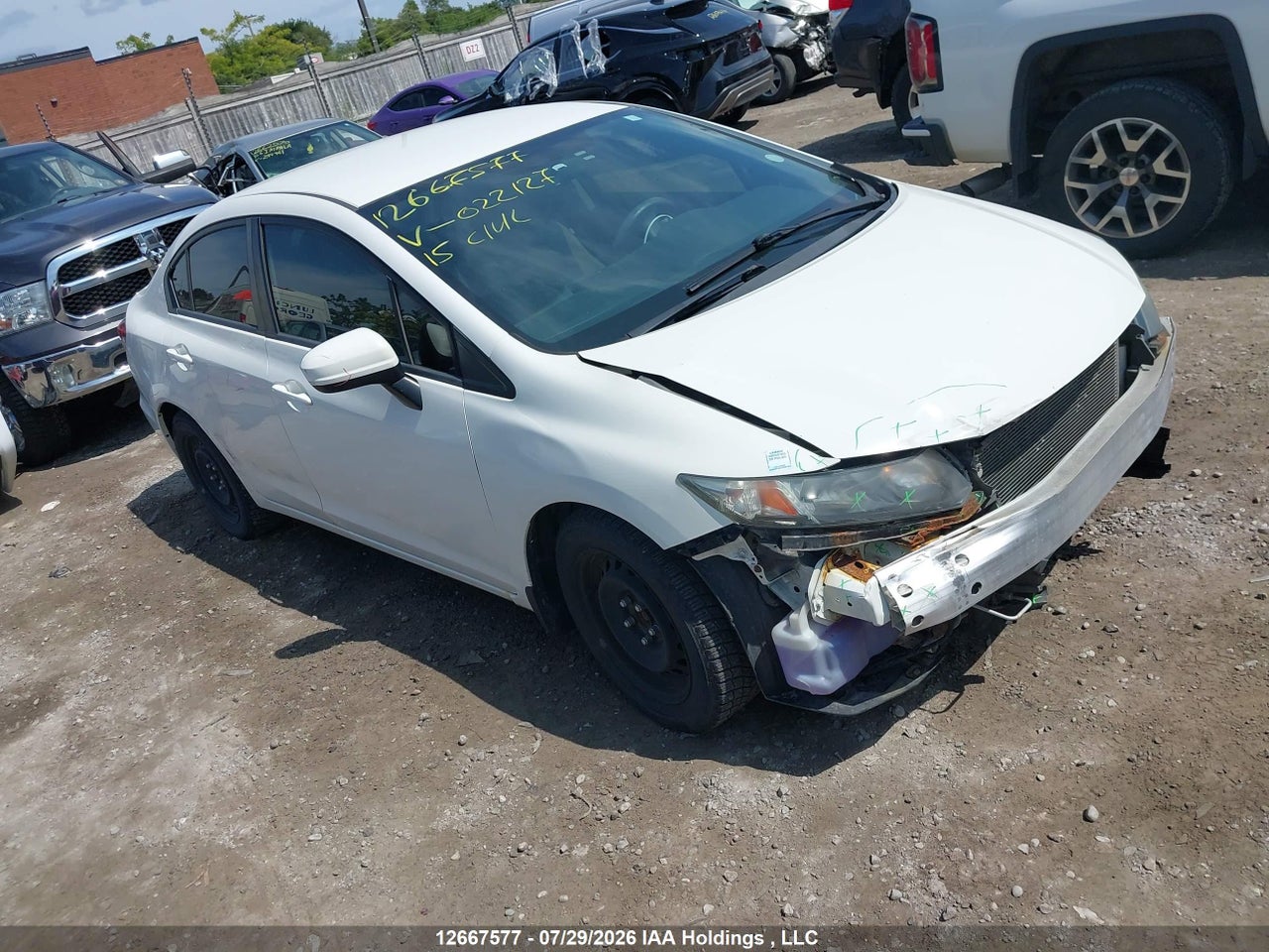 2HGFB2F40FH022127 · 2015 HONDA CIVIC LX