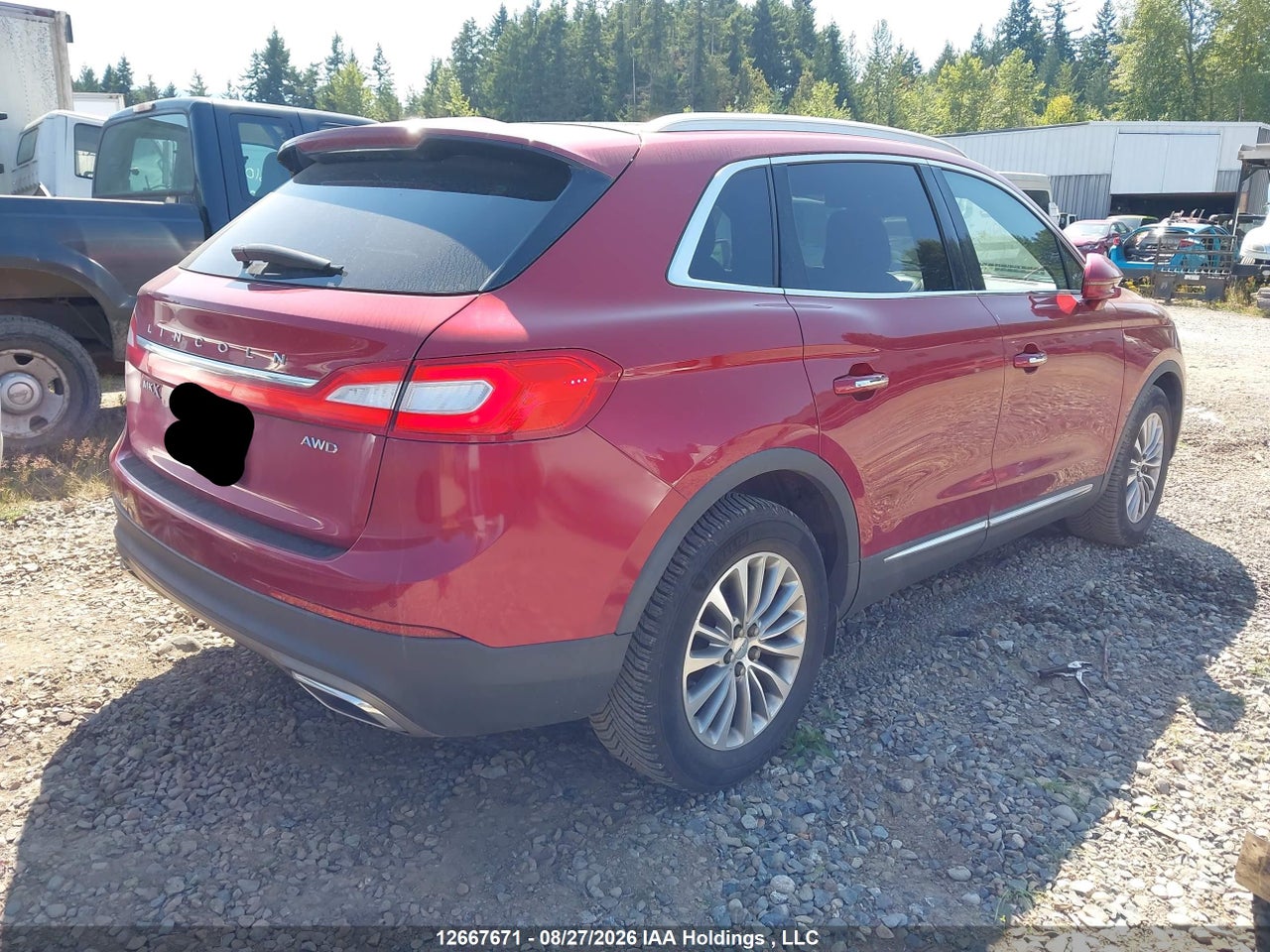 2LMTJ8KR8GBL26884 · 2016 LINCOLN MKX SELECT · 4/24