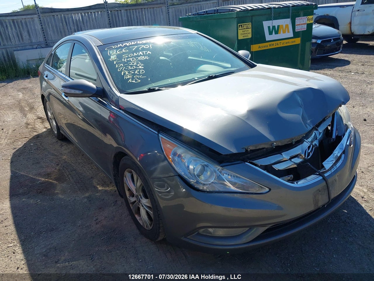2012 HYUNDAI SONATA SE/LIMITED