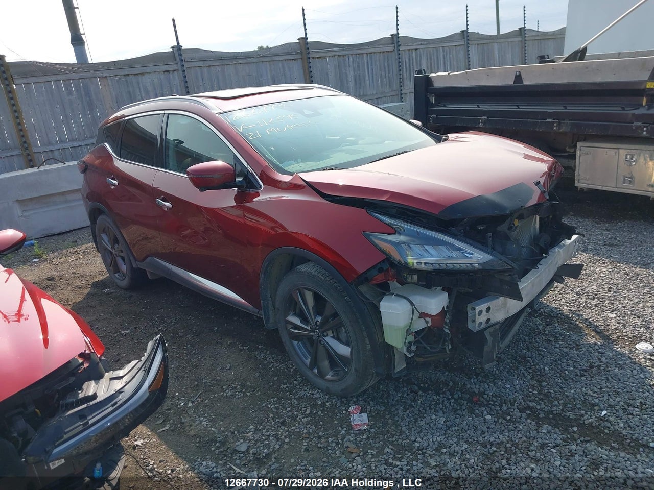 5N1AZ2DS2MC112395 · 2021 NISSAN MURANO PLATINUM