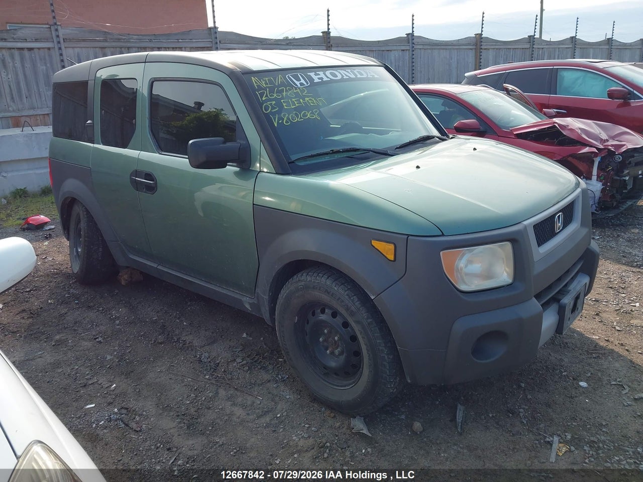 5J6YH28543L802068 · 2003 HONDA ELEMENT