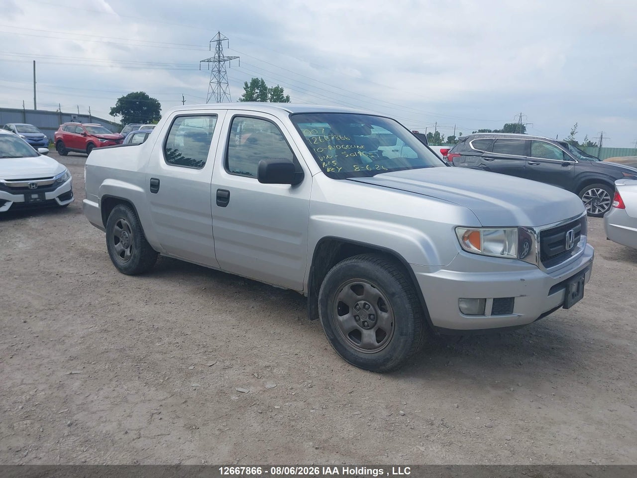 5FPYK1F44AB501965 · 2010 HONDA RIDGELINE RTS