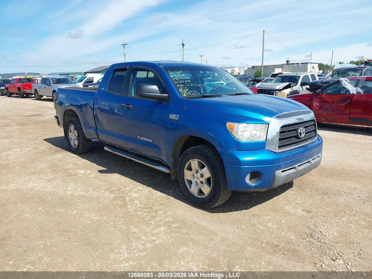 5TBBV54128S511818 · 2008 TOYOTA TUNDRA SR5 5.7L V8