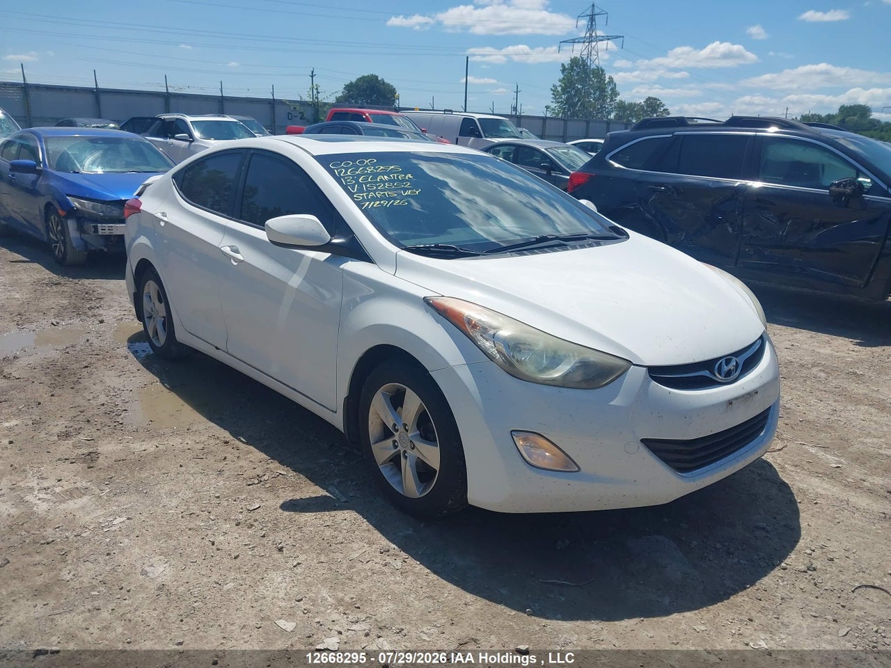 5NPDH4AE2DH152852 · 2013 HYUNDAI ELANTRA GLS