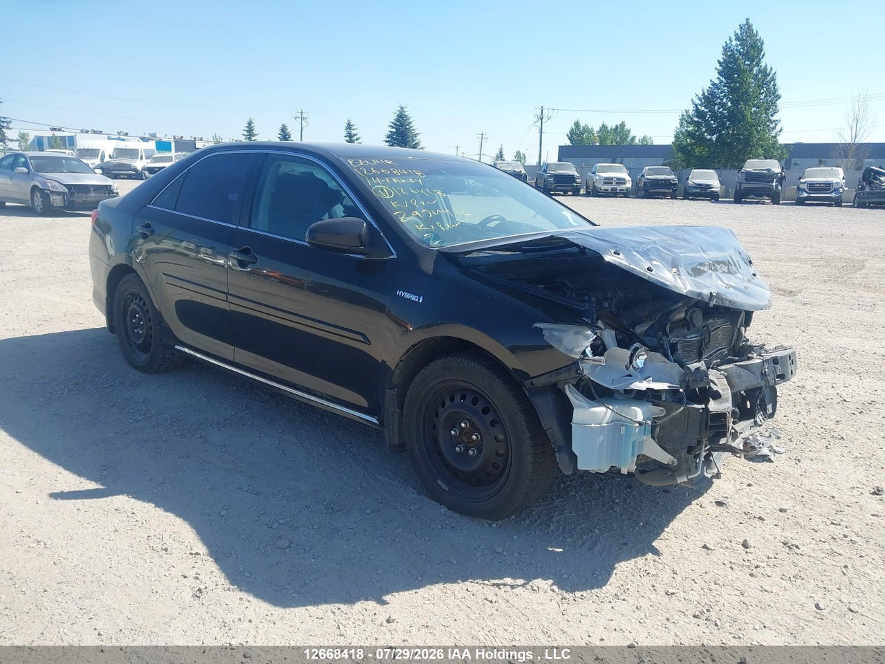 4T1BD1FK9EU126428 · 2014 TOYOTA CAMRY HYBRID/LE/XLE
