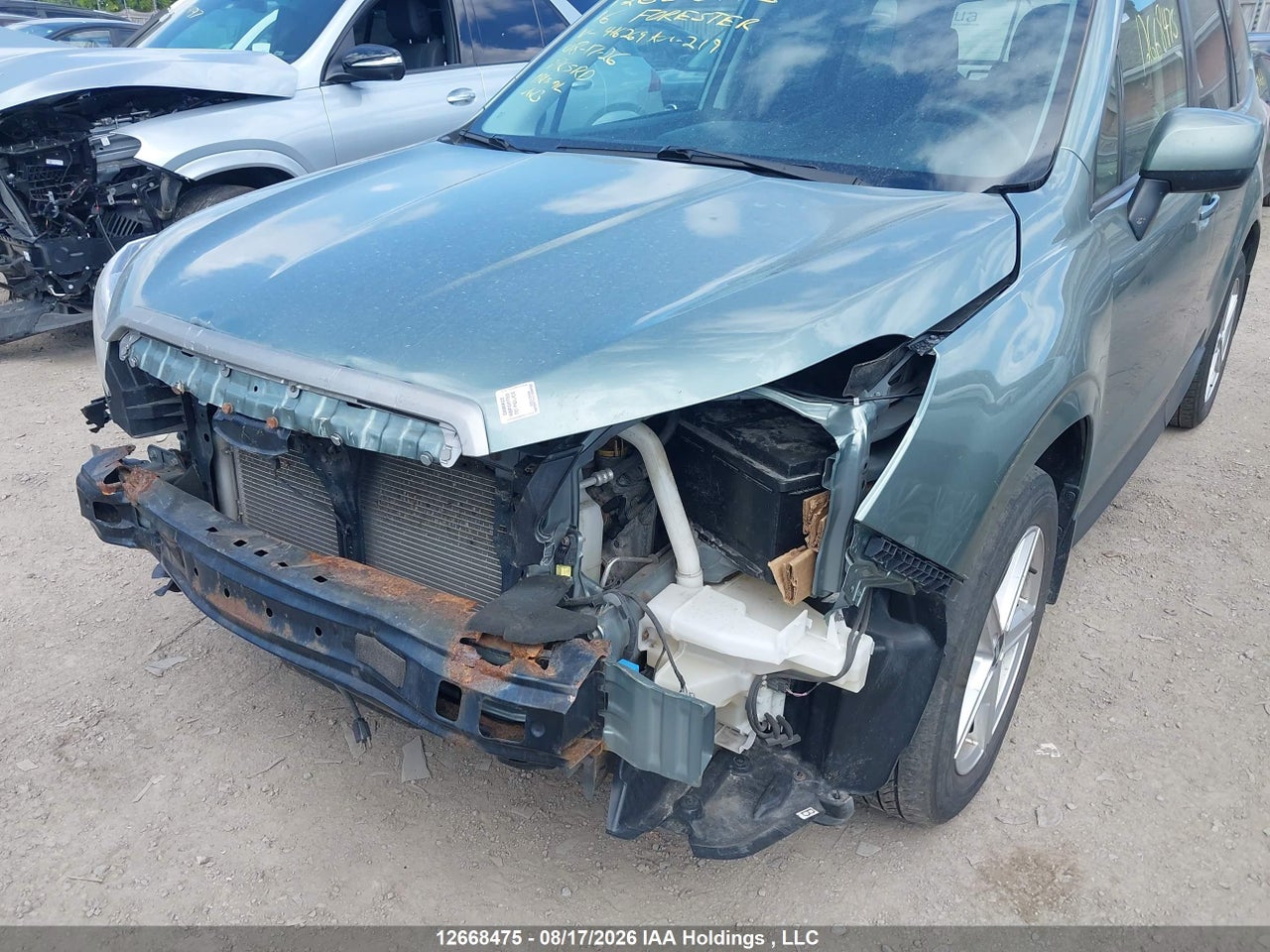 JF2SJCBC5GG416269 · 2016 SUBARU FORESTER 2.5I · 6/19