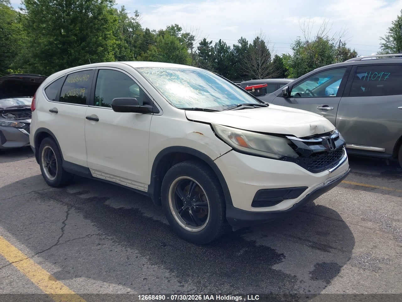 2HKRM3H3XFH003379 · 2015 HONDA CR-V LX