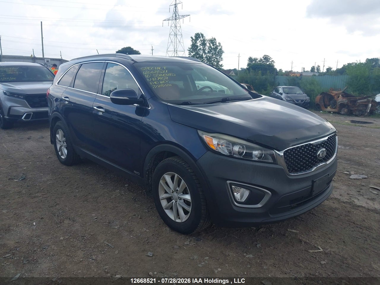 5XYPGDA15GG127954 · 2016 KIA SORENTO LX/L