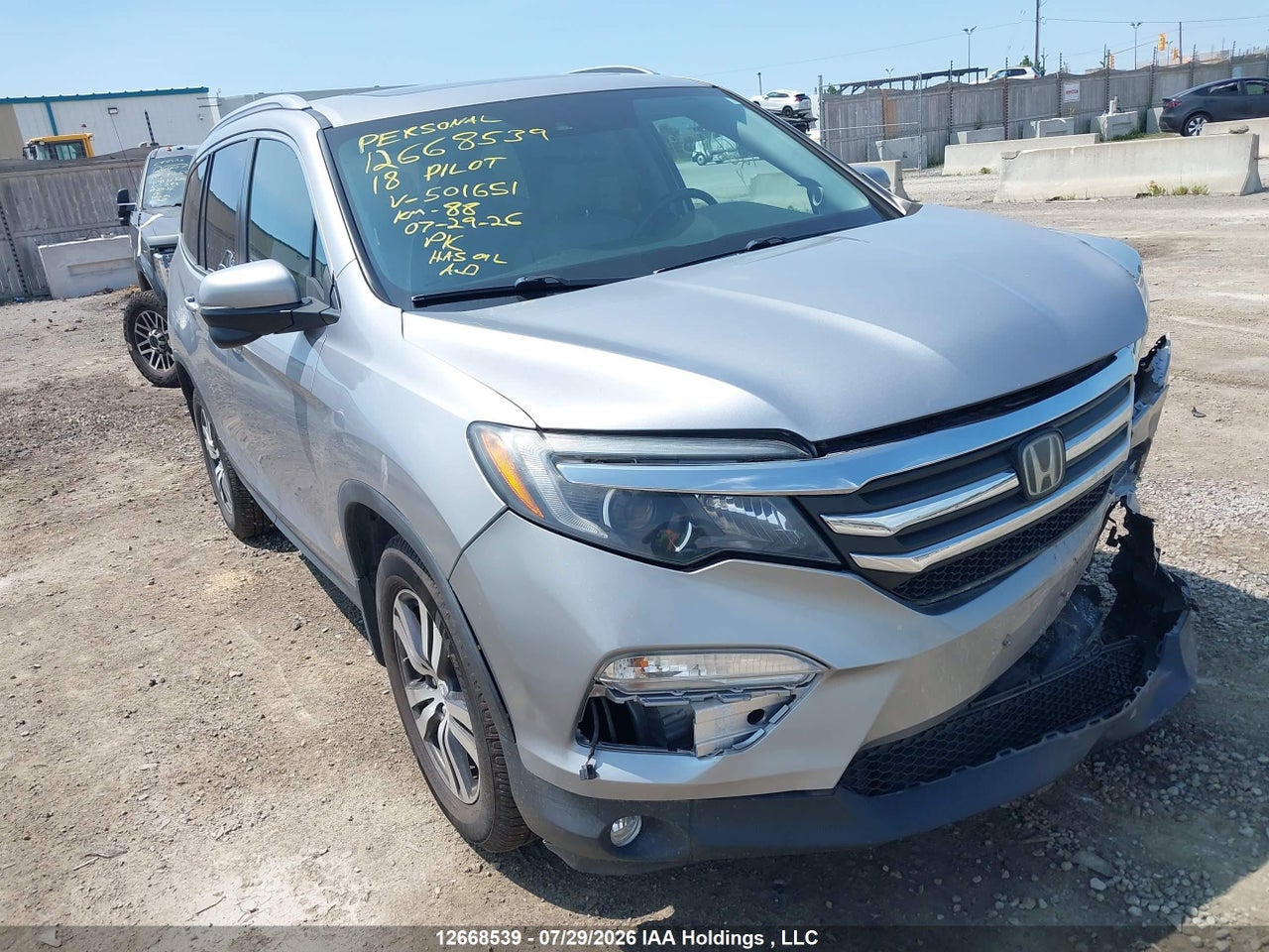 2018 HONDA PILOT EXL
