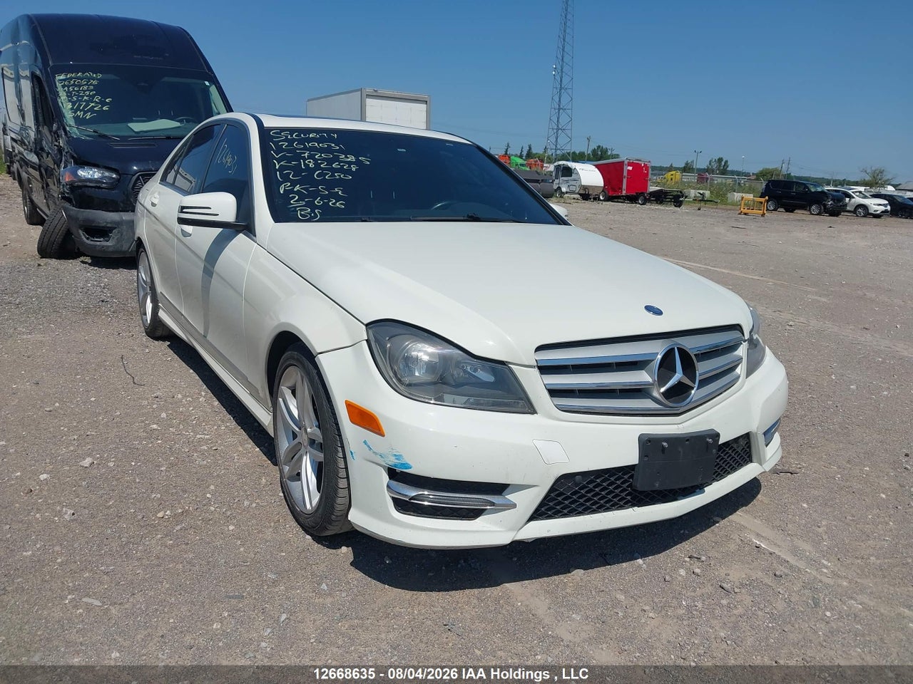 WDDGF8FB5CA720385 · 2012 MERCEDES BENZ C 250 4MATIC
