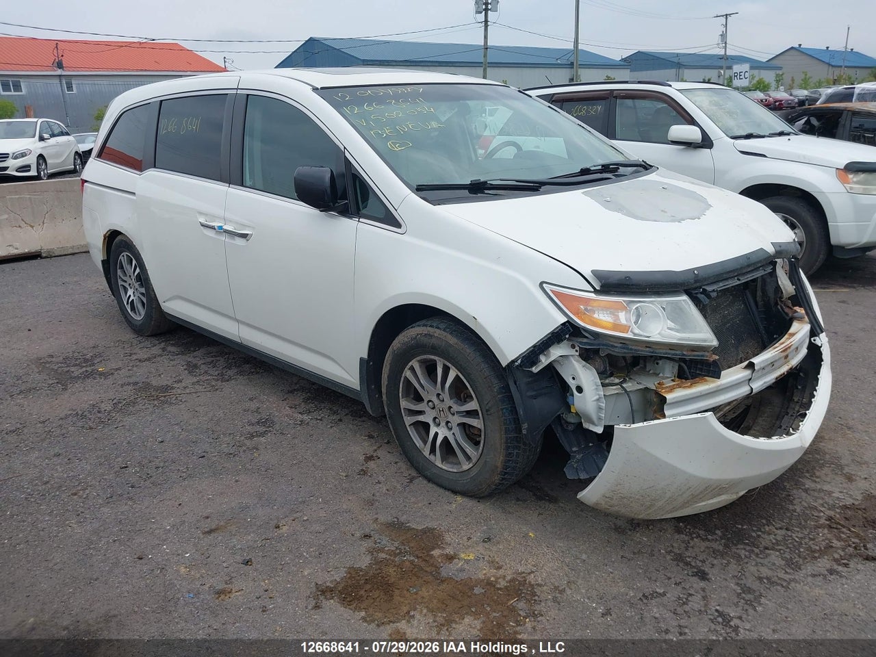 5FNRL5H68CB502054 2012 HONDA ODYSSEY EX-L