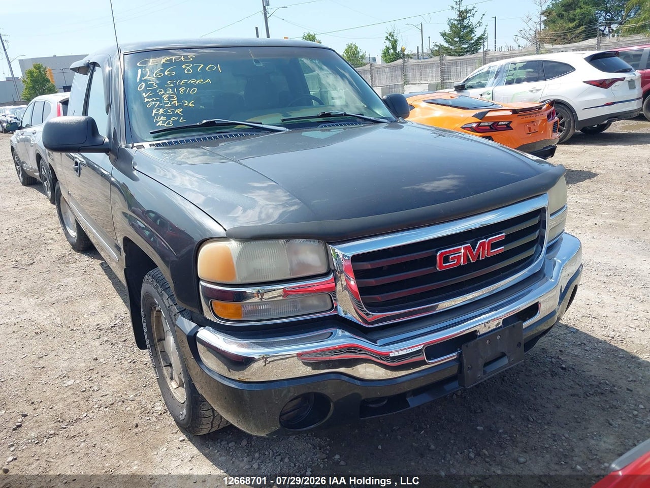 2GTEC19V631221810 · 2003 GMC NEW SIERRA C1500